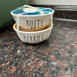 Rae Dunn Nuts and Berries Bowls